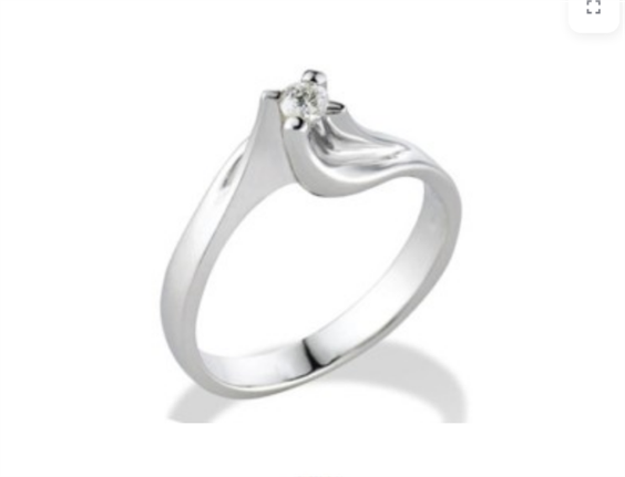 Anillo Gemoro Mujer Solitari in Oro blanco Diamante 0.06 Ct SS08706 - SS08706